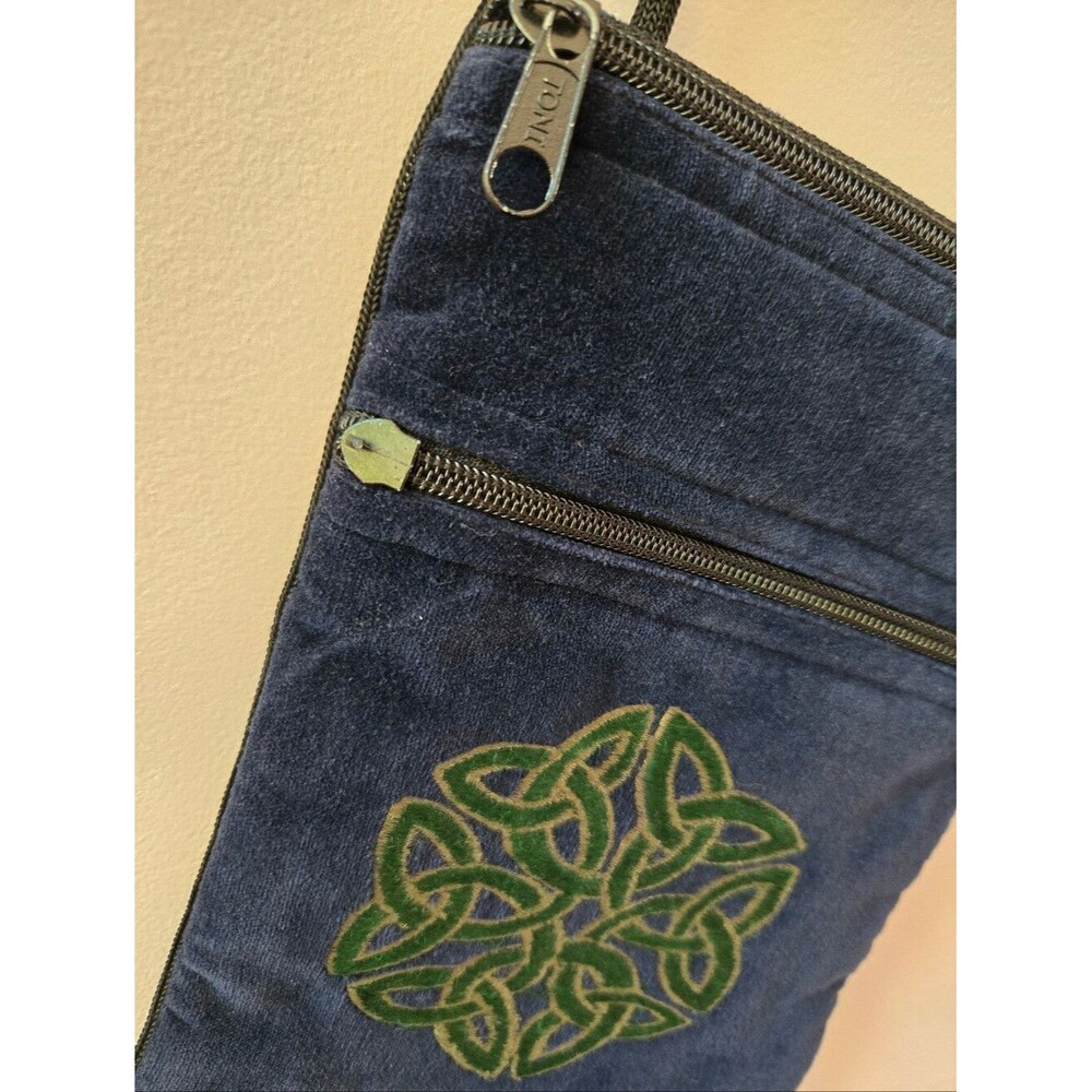 Ganesh Himal Artisanal Handcrafted Celtic Knot Velveteen Crossbody ✨